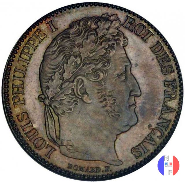 1 franco - testa coronata 1848 (Parigi)