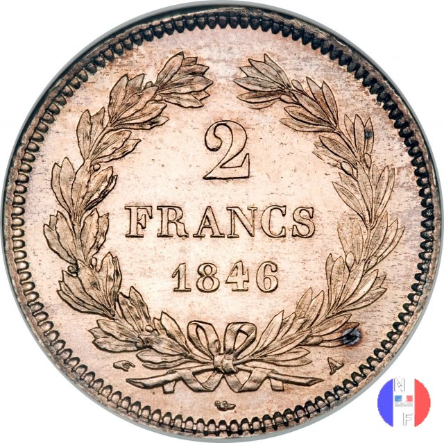 2 franchi 1846 (Parigi)