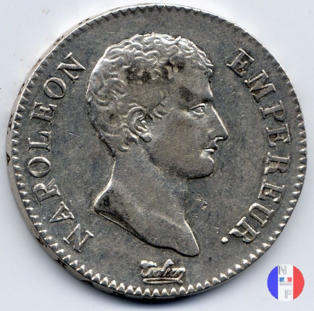 2 franchi - testa nuda 1807 (Perpignan)