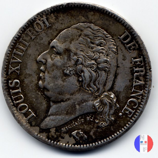 5 franchi 1823 (Lilla)