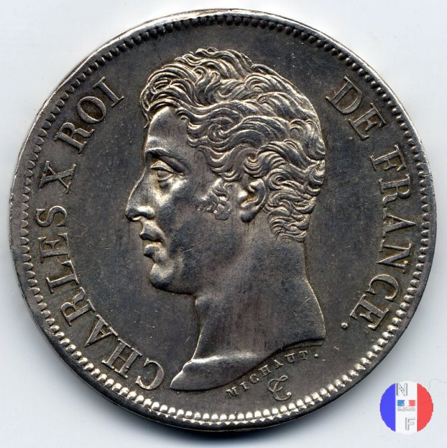 5 franchi 1825 (Parigi)