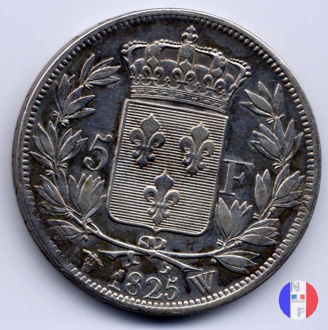 5 franchi 1825 (Lilla)