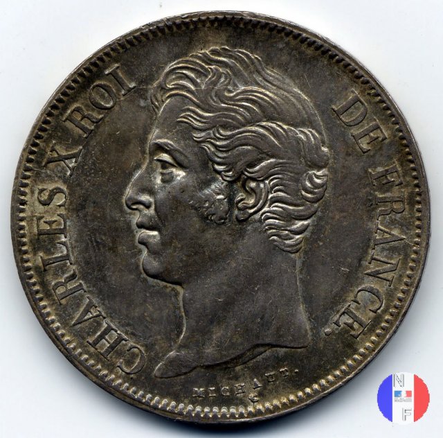 5 franchi 1827 (Lilla)