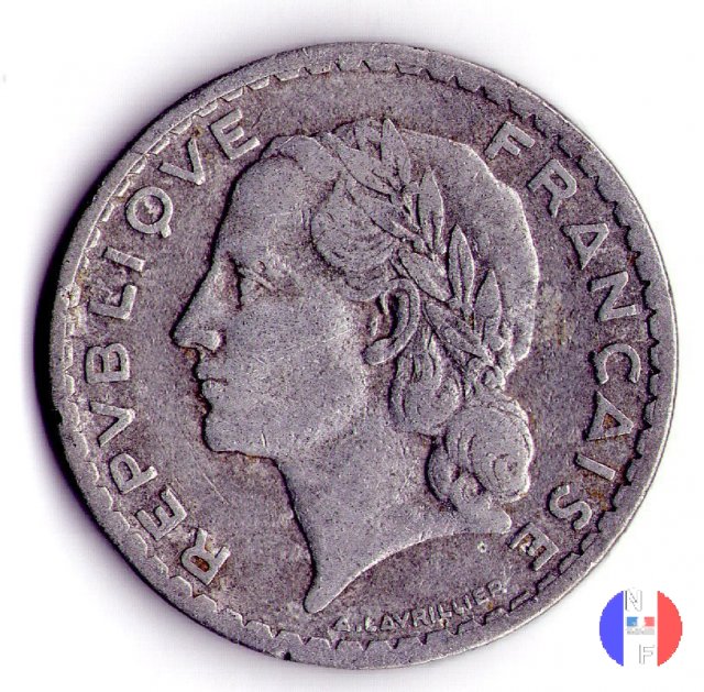 5 franchi 1952 (Parigi)