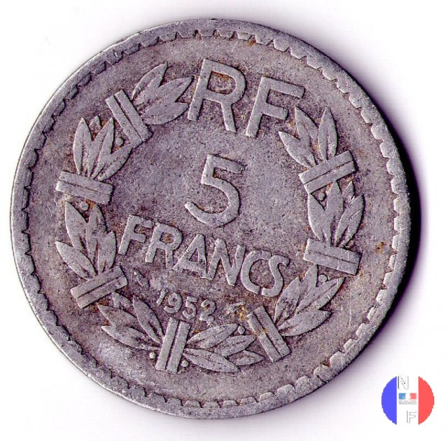 5 franchi 1952 (Parigi)