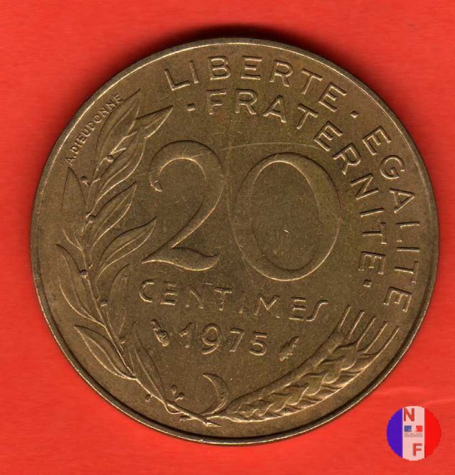 20 centesimi 1975 (Pessac)