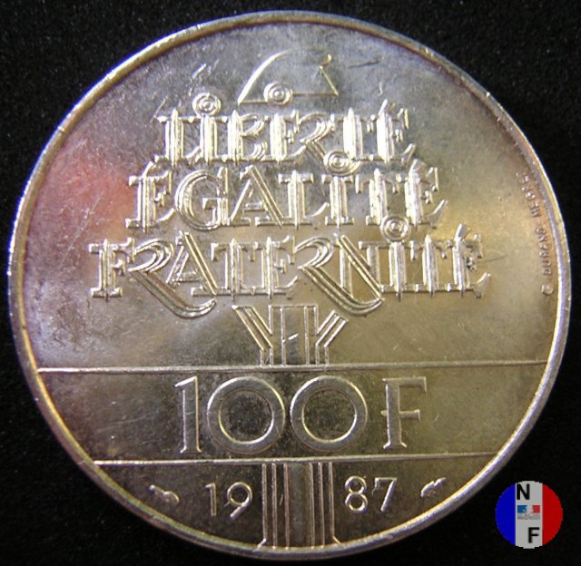 100 franchi 1987 - La Fayette 1987 (Pessac)