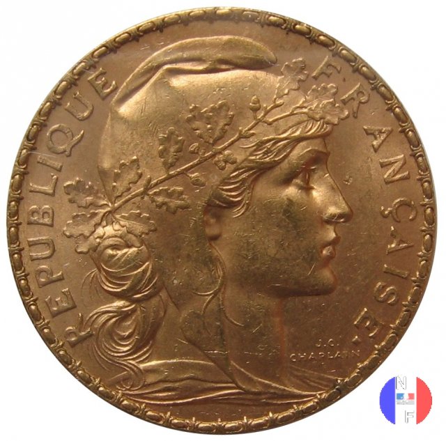 20 franchi gallo 1912 (Parigi)