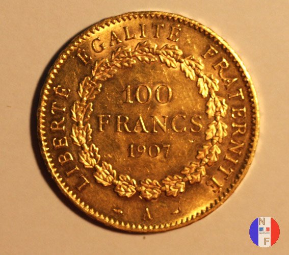 100 franchi Genio 1907 (Parigi)