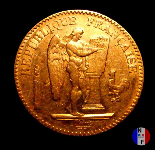 20 franchi Genio 1848 (Parigi)