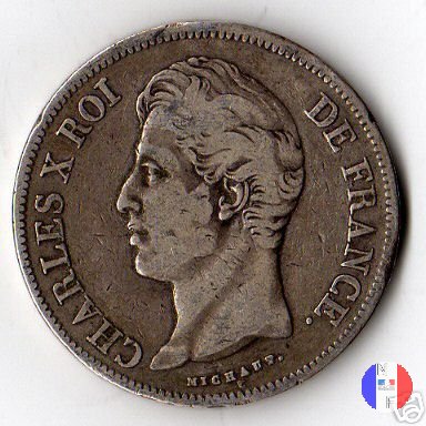 5 franchi 1828 (Lilla)