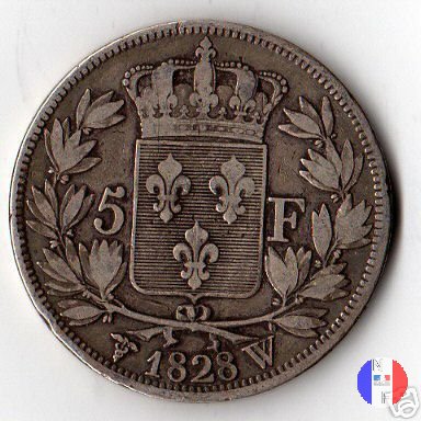 5 franchi 1828 (Lilla)