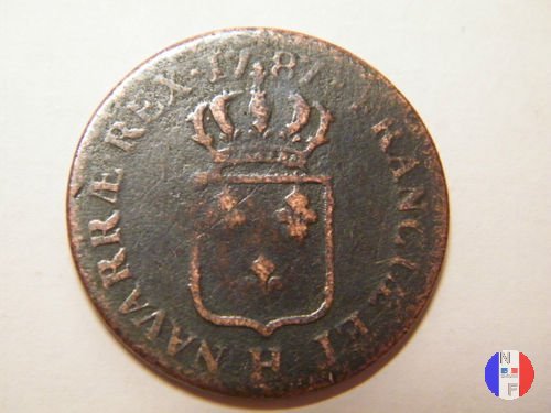 12 deniers (sol) 1787 (La Rochelle)