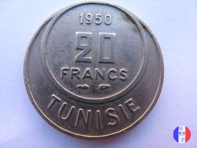 20 franchi cupronickel 1950 (Parigi)