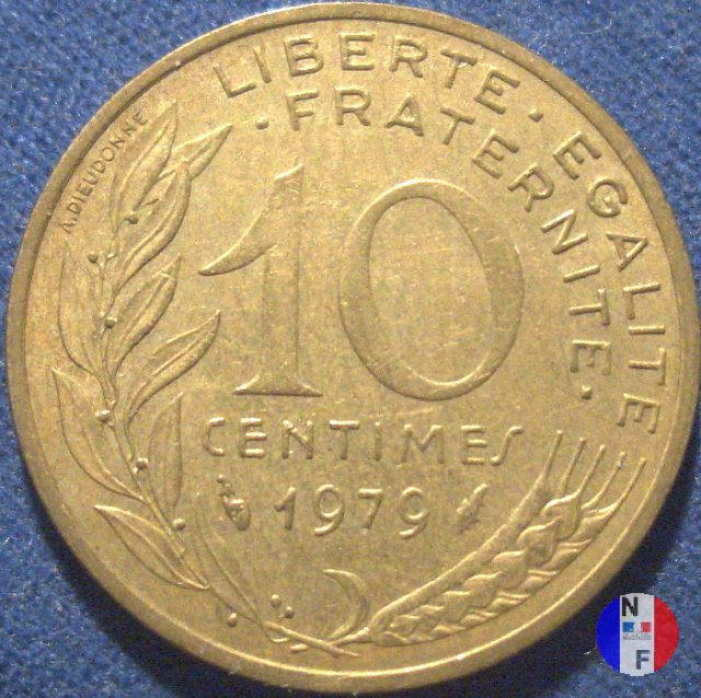 10 centesimi 1979 (Pessac)