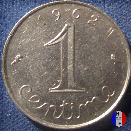 1 centesimo 1962 (Parigi)