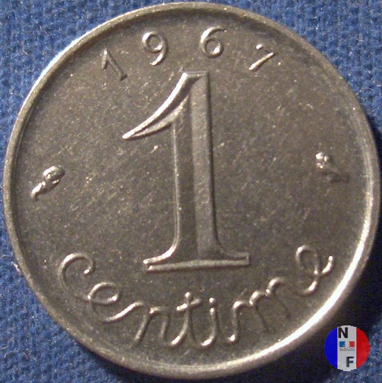 1 centesimo 1967 (Parigi)