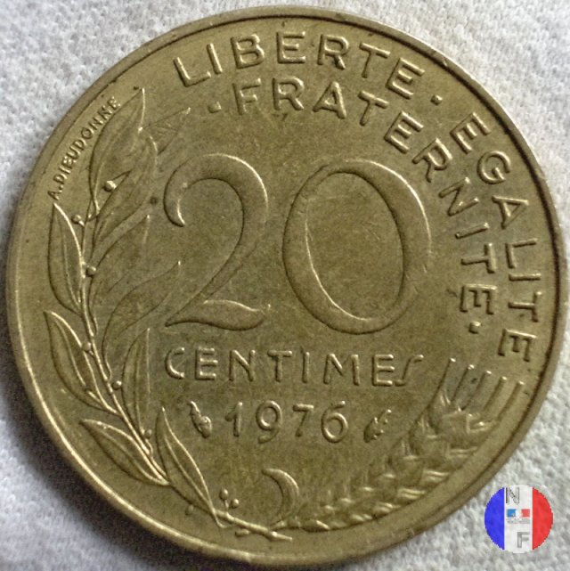 20 centesimi 1976 (Pessac)