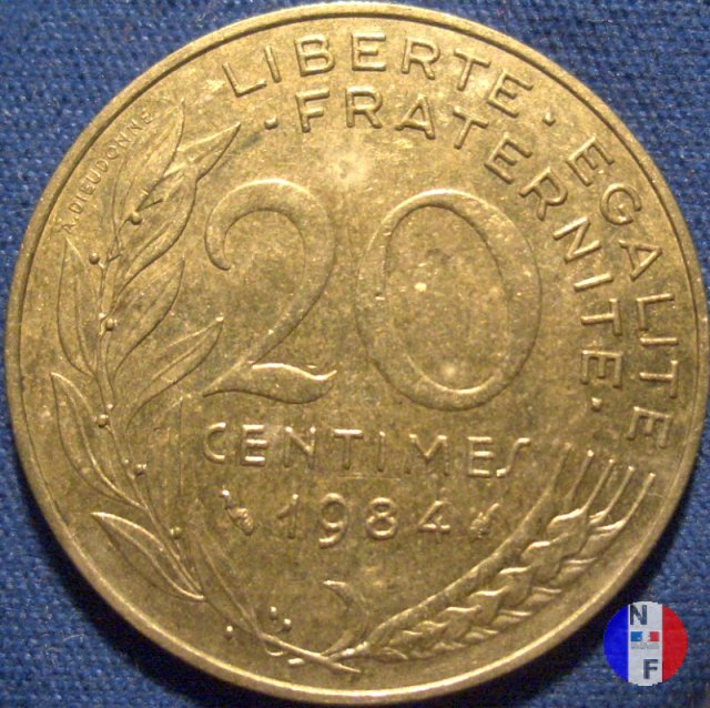 20 centesimi 1984 (Pessac)