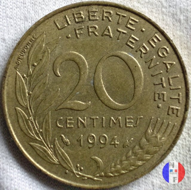 20 centesimi 1994 (Pessac)