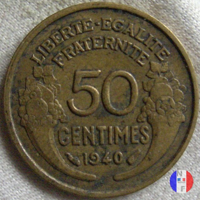 50 centesimi Morlon 1940 (Parigi)