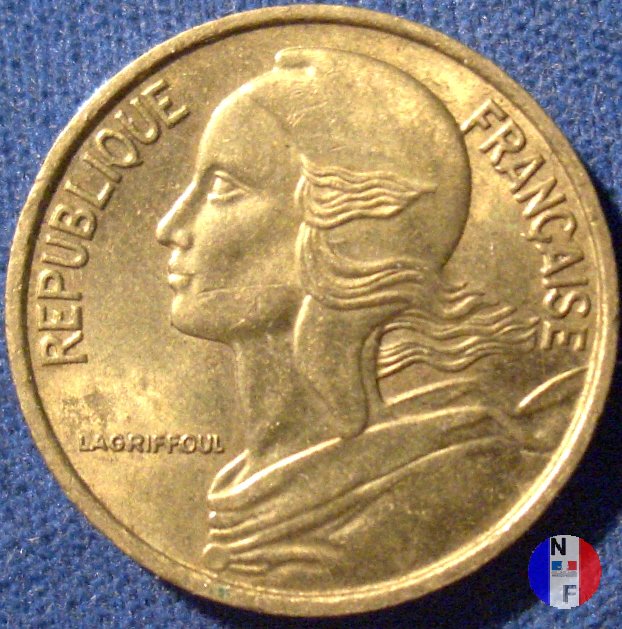 5 centesimi Marianna 1968 (Parigi)