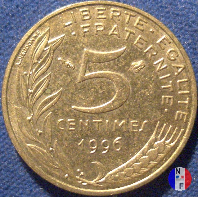 5 centesimi Marianna 1996 (Pessac)