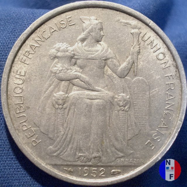 5 franchi 1952 (Parigi)