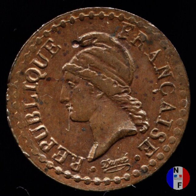 1 centesimo 1798-1799 (Parigi)