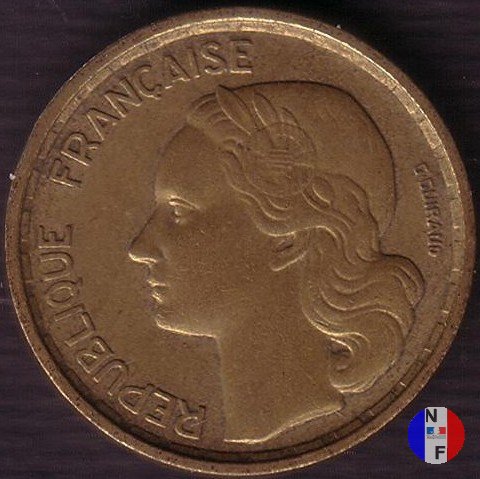 10 franchi Guiraud 1954 (Parigi)