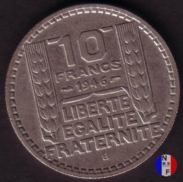 10 franchi 1946 (Beaumont Le Roger)