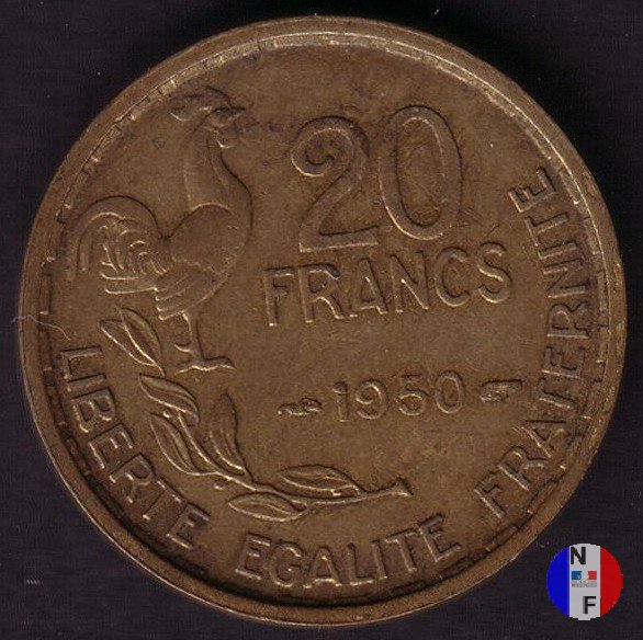 20 franchi 1950 (Parigi)