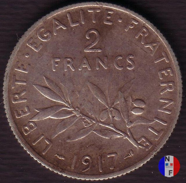 2 franchi seminatrice 1917 (Parigi)