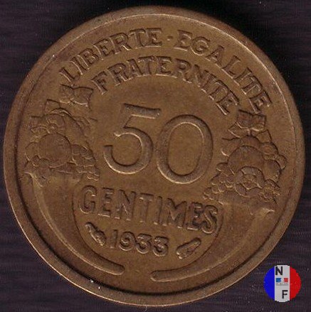 50 centesimi Morlon 1933 (Parigi)