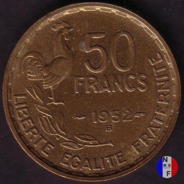 50 franchi 1952 (Beaumont Le Roger)