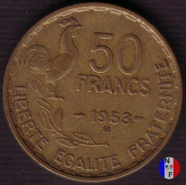 50 franchi 1953 (Beaumont Le Roger)