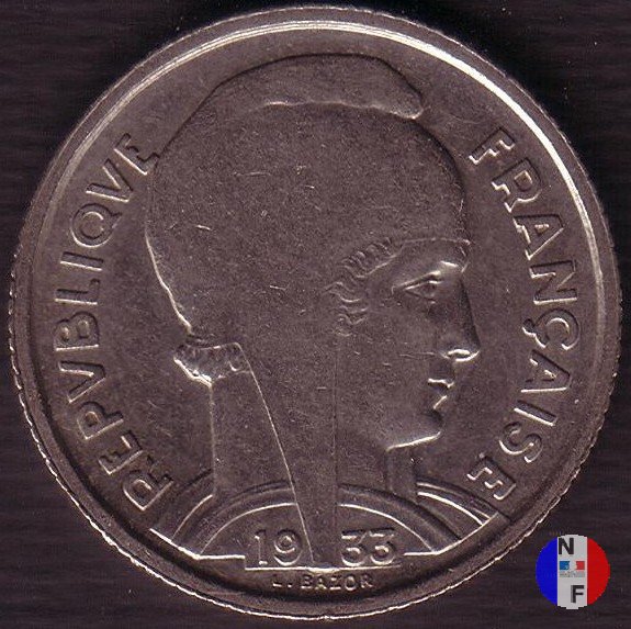 5 franchi Bazor 1933 (Parigi)