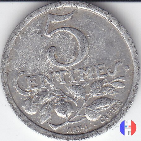 5 centesimi 1922