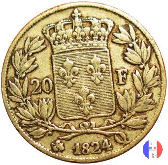 20 franchi 1824 (Perpignan)