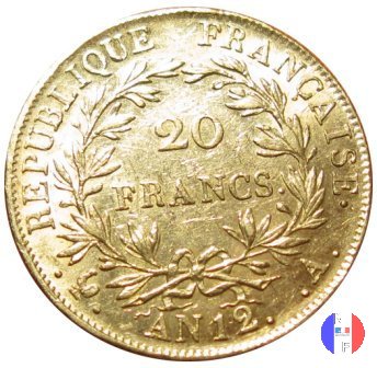 20 franchi - testa nuda 1803-1804 (Parigi)