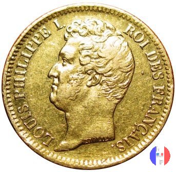 20 franchi - testa nuda 1831 (Nantes)