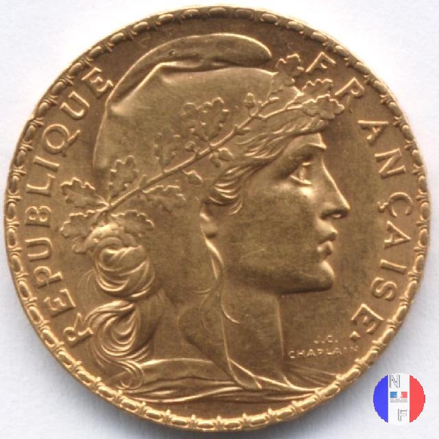 20 franchi gallo 1912 (Parigi)