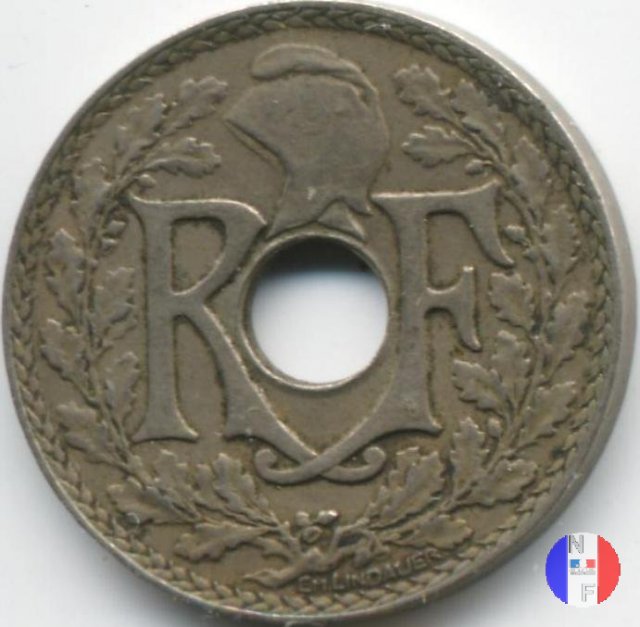 25 centesimi Lindauer - cupronickel 1920 (Parigi)