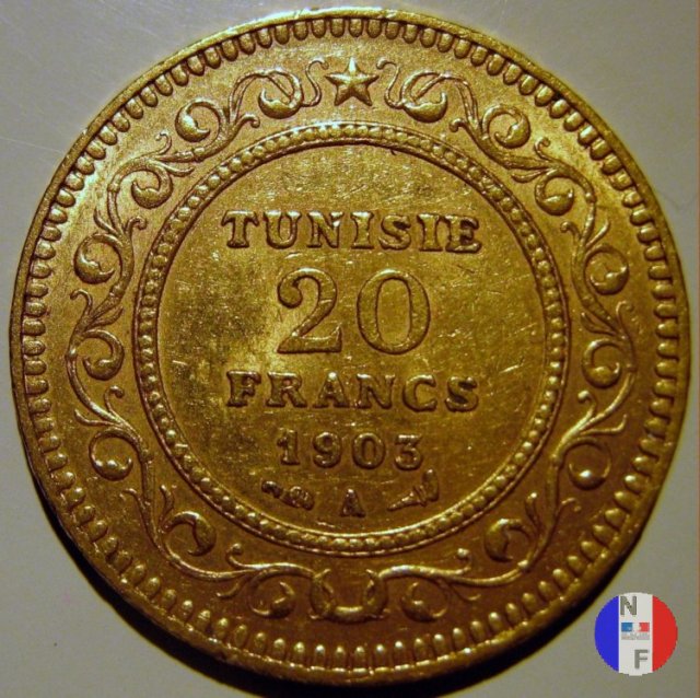 20 franchi 1892 (Parigi)