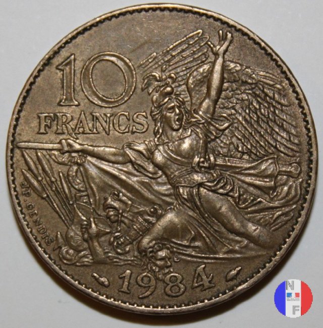 10 franchi 1984 - François Rude 1984 (Pessac)