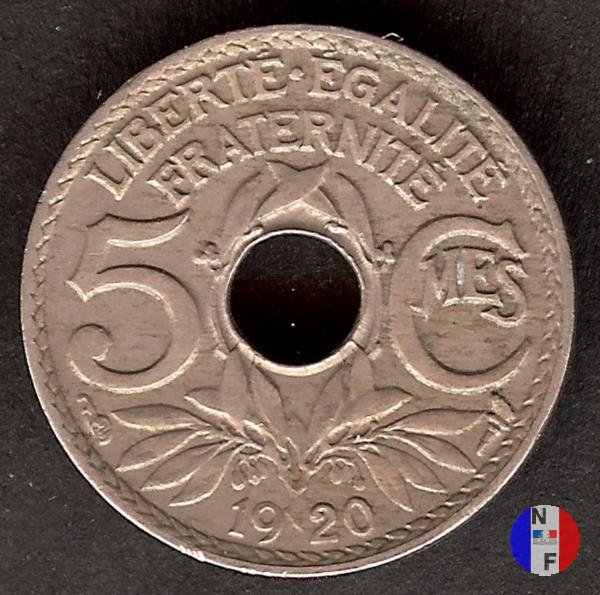 5 centesimi Lindauer - piccolo modulo 1920 (Parigi)