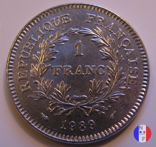 1 franco 1989 - stati generali 1989 (Pessac)