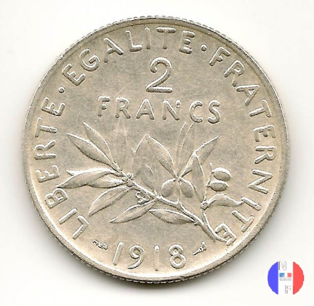 2 franchi seminatrice 1918 (Parigi)