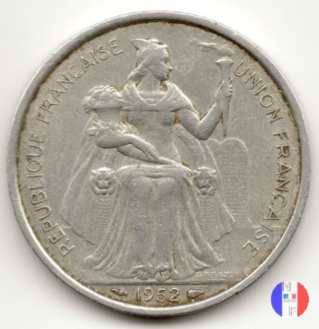 5 franchi 1952 (Parigi)