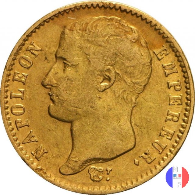 20 franchi - testa nuda 1807 (Torino)